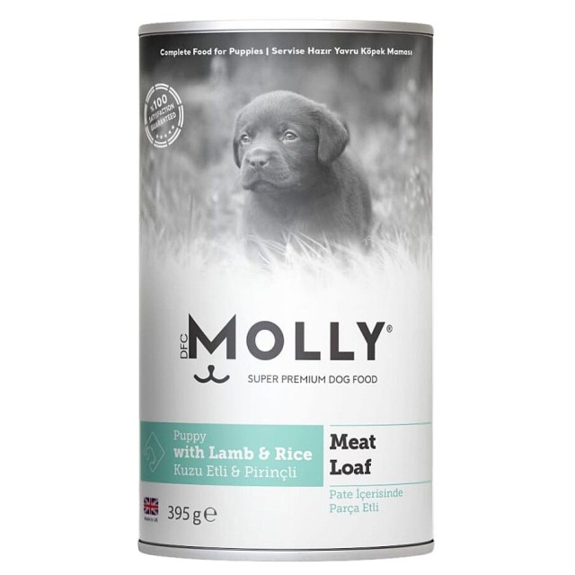 Molly Ezme Kuzu Etli ve Pirinçli Yavru Köpek Konservesi 395gr