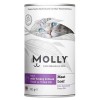 Molly Ezme Hindi ve Ördek Etli Yetişkin Kedi Konservesi 395gr