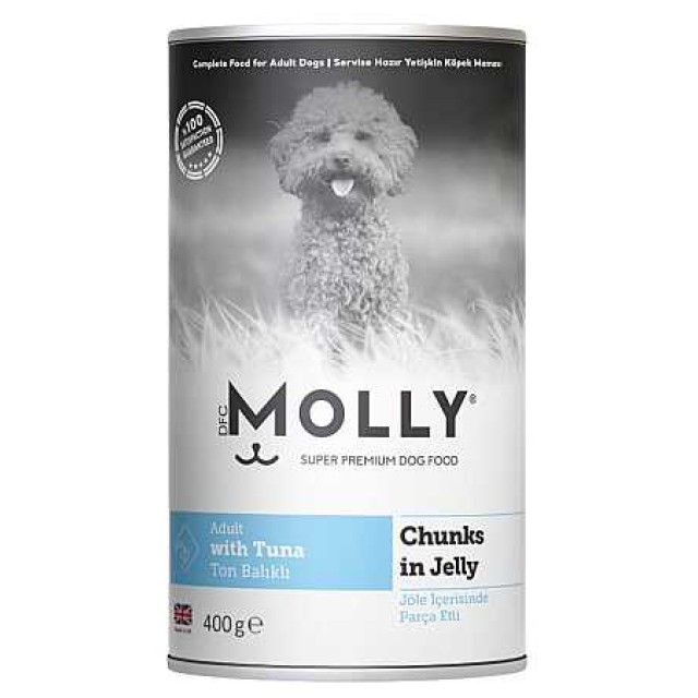 Molly Jöle İçerisinde Ton Balıklı Yetişkin Köpek Konservesi 400gr