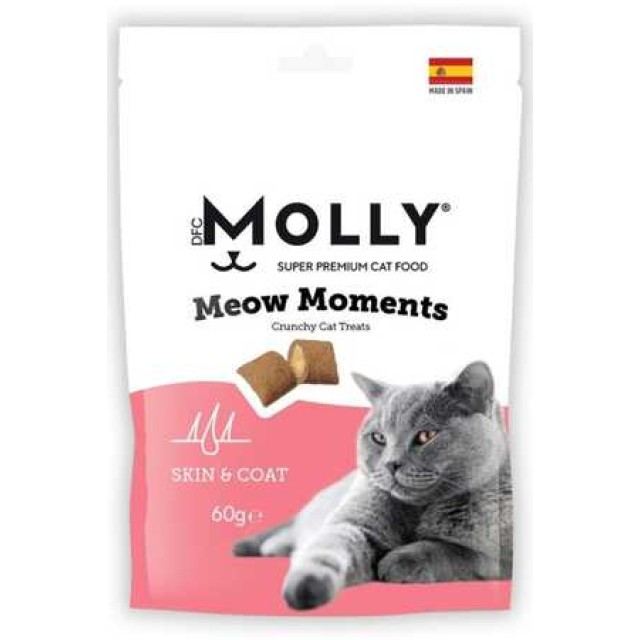 Molly Meow Moments Skin&Coat Deri ve Tüy Bakımı İçin Kedi Ödül Maması 60gr