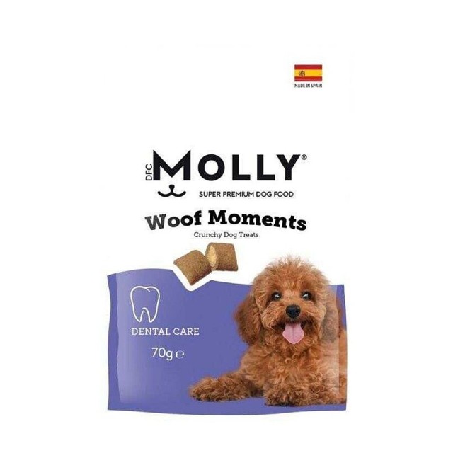 Molly Woof Moments Köpek İçin Ağız ve Diş Bakımı Destekleyici Ödül Maması 70gr
