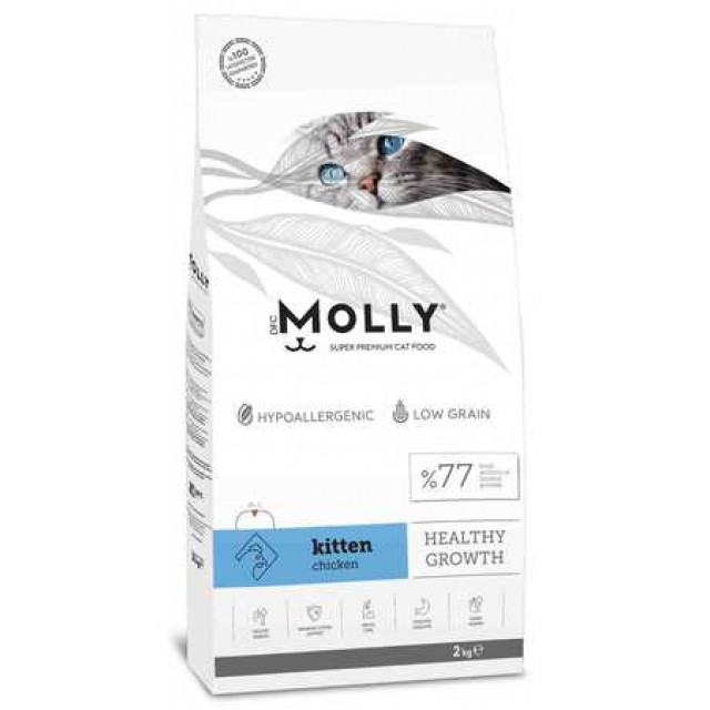 Molly Tavuklu Yavru Kedi Maması 2kg