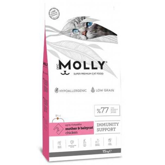 Molly Tavuklu Yavru&Anne Kedi Maması 15kg