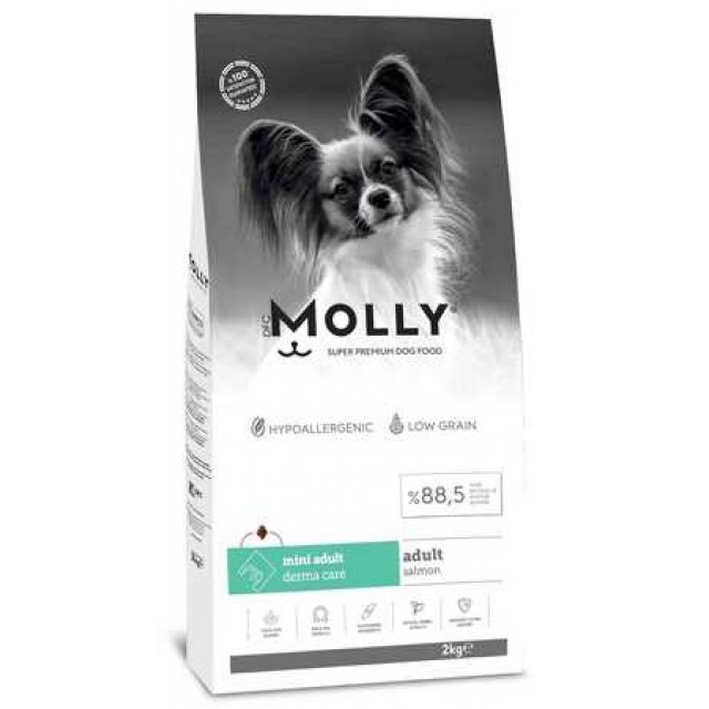 Molly Somonlu Mini Irk Yetişkin Köpek Maması 2kg
