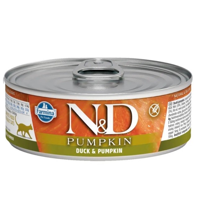 N&D Ördekli Bal Kabaklı Yetişkin Kedi Konservesi 70 Gr