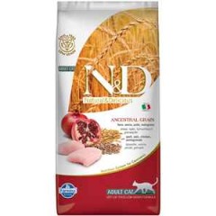 ND Ancestral Grain Düşük Tahıllı Tavuk ve Narlı Yetişkin Kedi Maması 5kg