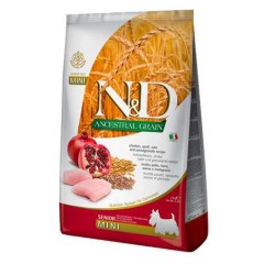 ND Düşük Tahıllı Tavuklu Narlı Mini Irk Yaşlı Köpek Maması 2.5kg