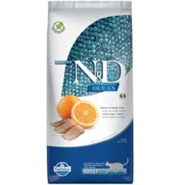 ND Ocean Tahılsız Balıklı ve Portakallı Yetişkin Kedi Maması 10kg