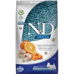 ND Ocean Tahılsız Morina Balığı Balkabağı ve Portakallı Küçük Irk Köpek Maması 2,5kg