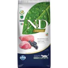 ND Prime Tahılsız Kuzu Eti ve Yaban Mersinli Yetişkin Kedi Maması 5kg