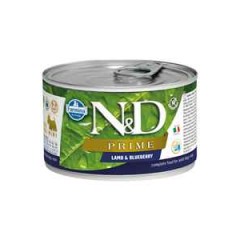 ND Prime Tahılsız Kuzu Eti ve Yaban Mersinli Yetişkin Köpek Konservesi 140gr