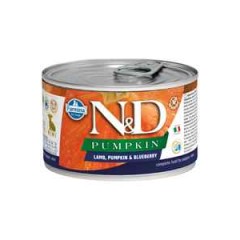 ND Pumpkin Tahılsız Kuzu Eti Balkabağı ve Yaban Mersinli Yavru Köpek Konservesi 140gr