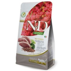 ND Quinoa Ördek Etli Kinoalı Brokolili Kısırlaştırılmış Kedi Maması 1,5kg