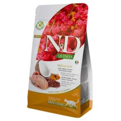 ND Quinoa Skin&Coat Hindistan Cevizli Bıldırcınlı Tahılsız Yetişkin Kedi Maması 5kg