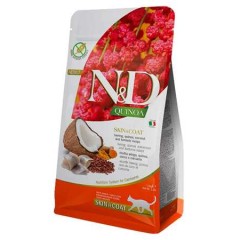 ND Quinoa Skin&Coat Deri Sağlığı Destekli Ringa Balıklı ve Hindistan Cevizli Yetişkin Kedi Maması 5kg