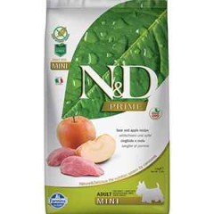 ND Prime Tahılsız Yaban Domuzu ve Elmalı Küçük Irk Yetişkin Köpek Maması 2,5 kg