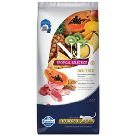 ND Tropical Selection Kuzu Etli Kısırlaştırılmış Kedi Maması 10kg