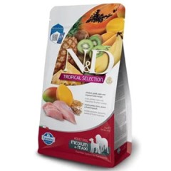 N&D Tropical Selection Tavuklu ve Tropikal Meyveli Orta ve Büyük Irk Yetişkin Köpek Maması 10Kg