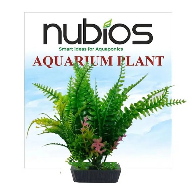 Nubios Plastik Bitki Kare Tabanlı 17,5cm Q737