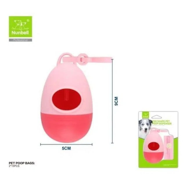 Nunbell Dışkı Torbası Taşıma Kabı 1 Rulo Yedekli
