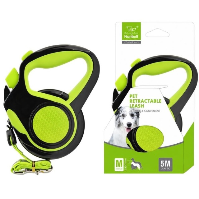 Nunbell Otomatik Köpek Gezdirme Tasması 5 mt