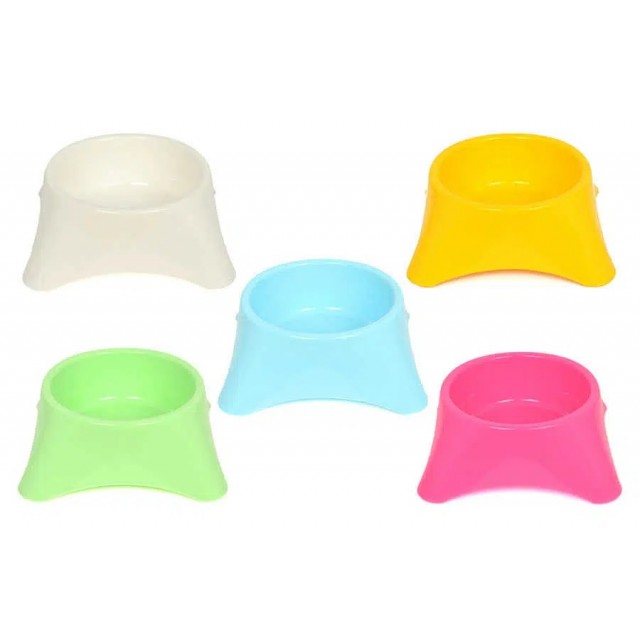 Nunbell Renkli Plastik Mama Su Kabı 1 Adet 405-0225