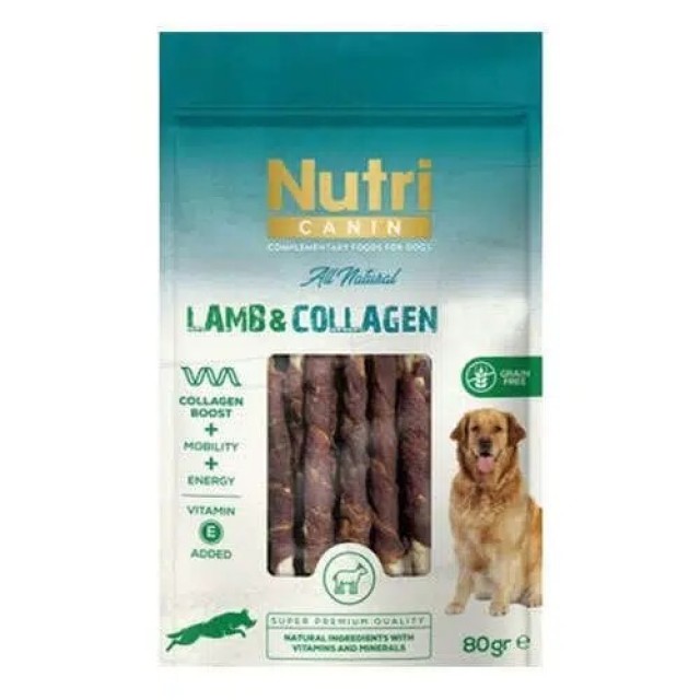 Nutri Collagen Kuzulu Köpek Ödül Maması 80 Gr