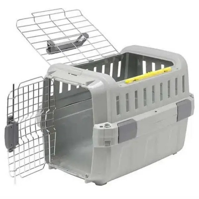 Odyssey Plastik Kedi Köpek Taşıma Çantası S Metal Kapılı AZ261 54.8*36*36.2cm