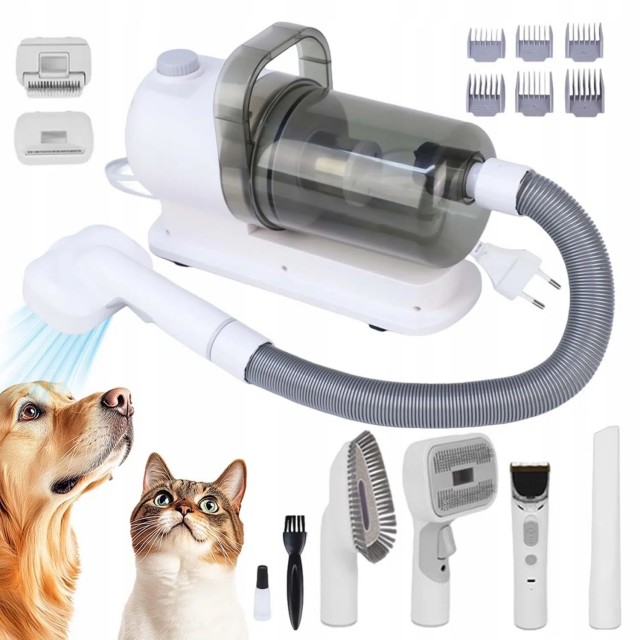 Oneisall Kablosuz Kedi Köpek için Vakumlu Bakım Seti