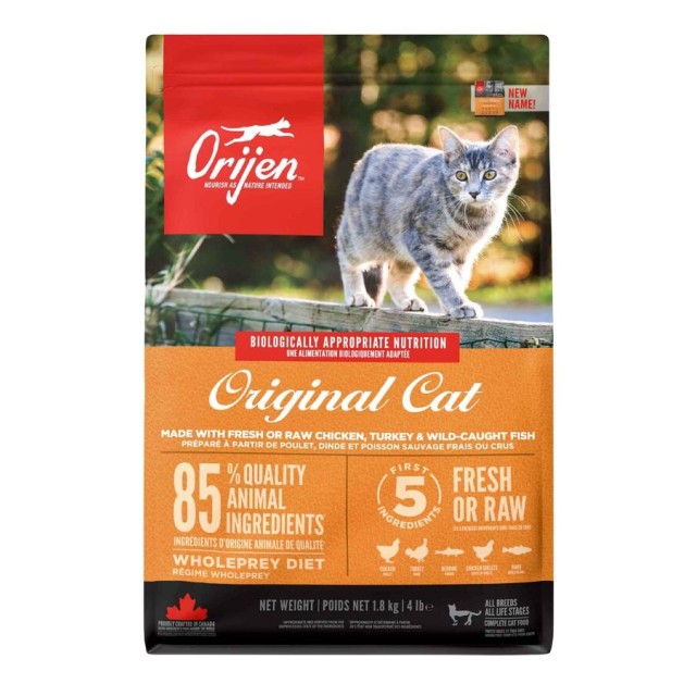 Orijen Original Cat Tahılsız Yavru ve Yetişkin Kedi Maması 1,8kg