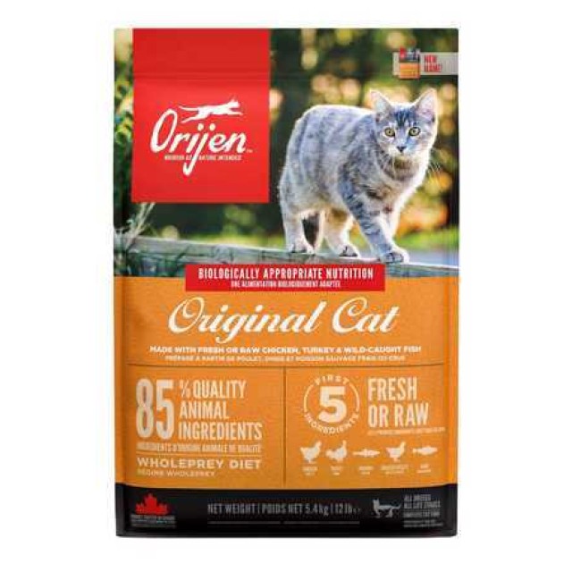 Orijen Original Cat Tahılsız Yavru ve Yetişkin Kedi Maması 5,4kg
