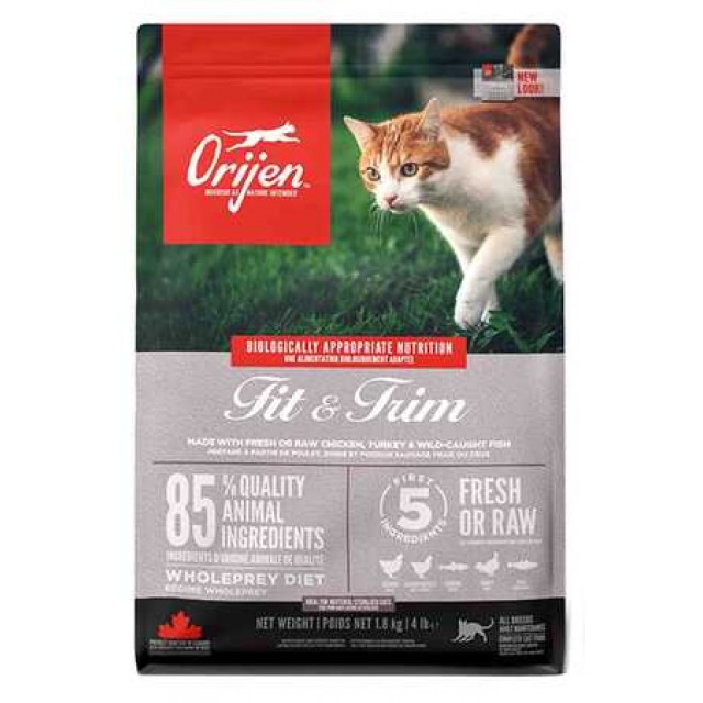 Orijen Fit & Trim Fazla Kilolu Kediler için Tahılsız Light Kedi Maması 1,8kg