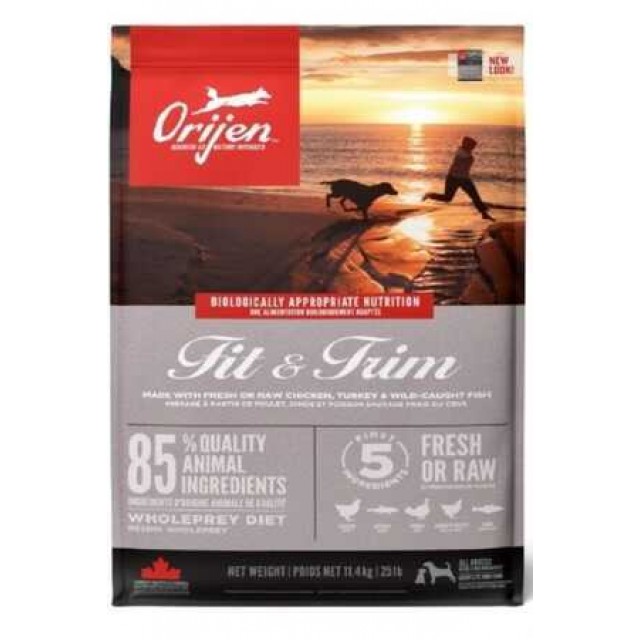 Orijen Fit & Trim Fazla Kilolu Köpekler için Tahılsız Yetişkin Köpek Maması 11,4kg