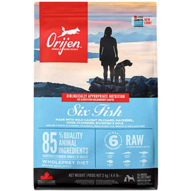 Orijen Six Fish Tahılsız Balıklı Yetişkin Köpek Maması 2kg