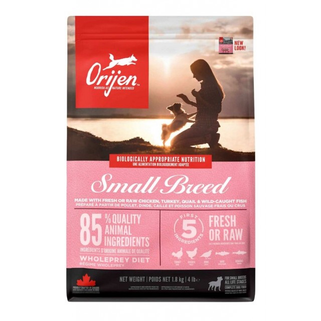 Orijen Tahılsız Küçük Irk Yavru ve Yetişkin Köpek Maması 1,8kg