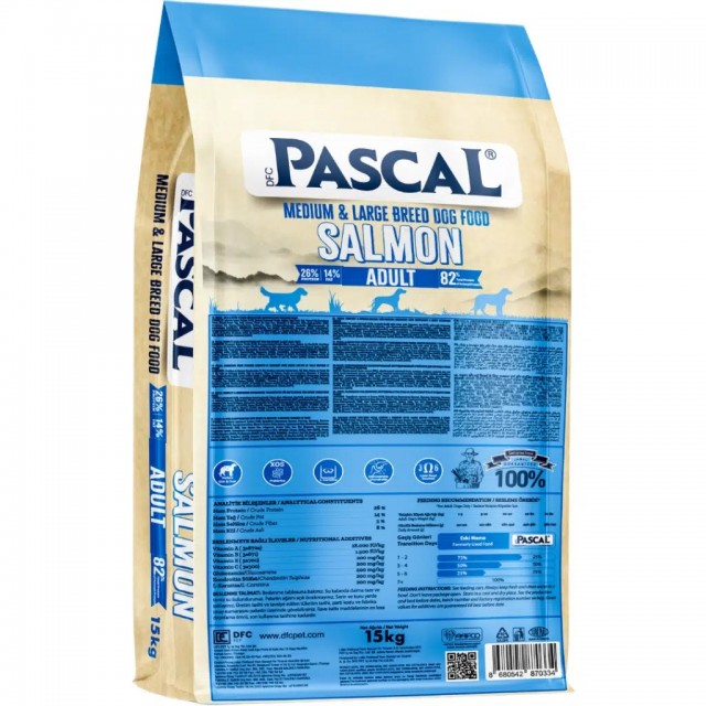 Pascal Somonlu Yetişkin Köpek Maması 15 Kg