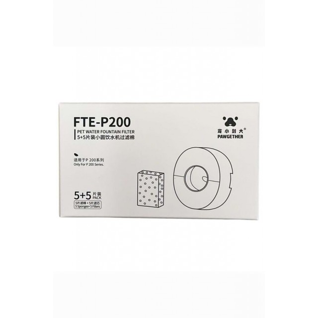 Pawgether Pure 200s Otomatik Su Sebili İçin Yedek Filtre Kartuşu 5li