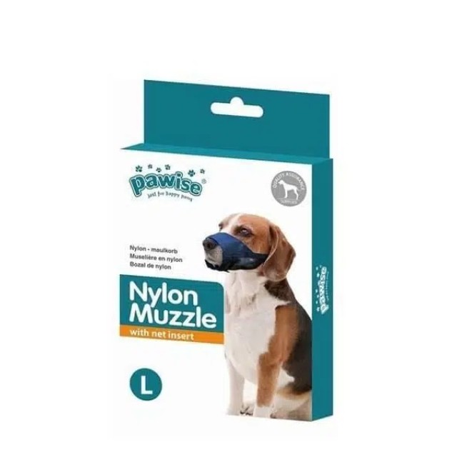Pawise Ayarlanabilir Kumaş Köpek Ağızlığı L