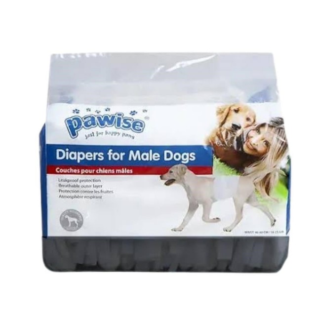 Pawise Erkek Köpek Alt Bağlama Bezi 12'li Large