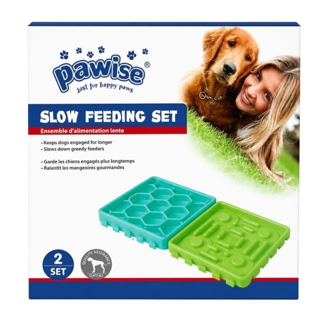 Pawise Slow Eat Kedi ve Köpek Mama Kabı Seti