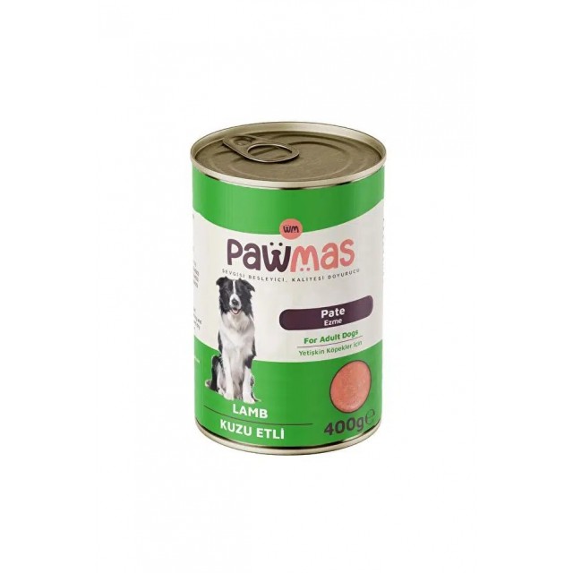 Pawmas Pate Kuzu Etli Yetişkin Köpek Konservesi 400 gr