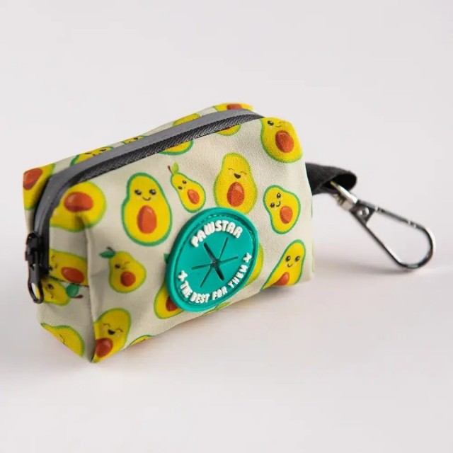 PawStar Avocado Desenli Köpek Dışkı Poşeti Çantası 26005