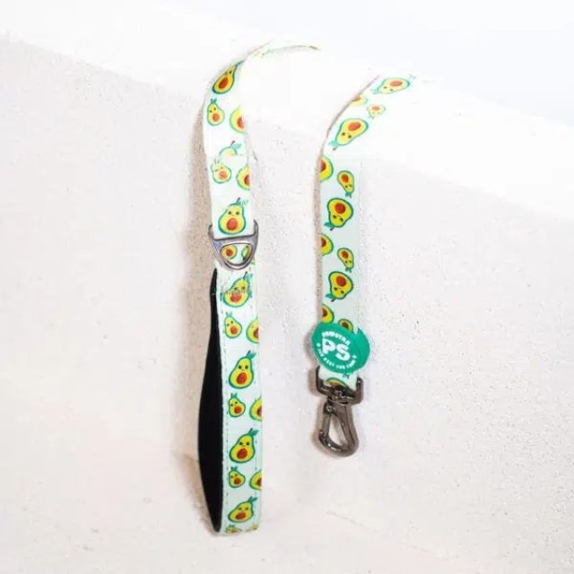 Pawstar Avocado Desenli Şerit Köpek Gezdirme Sevk Kayışı 2*120 Cm