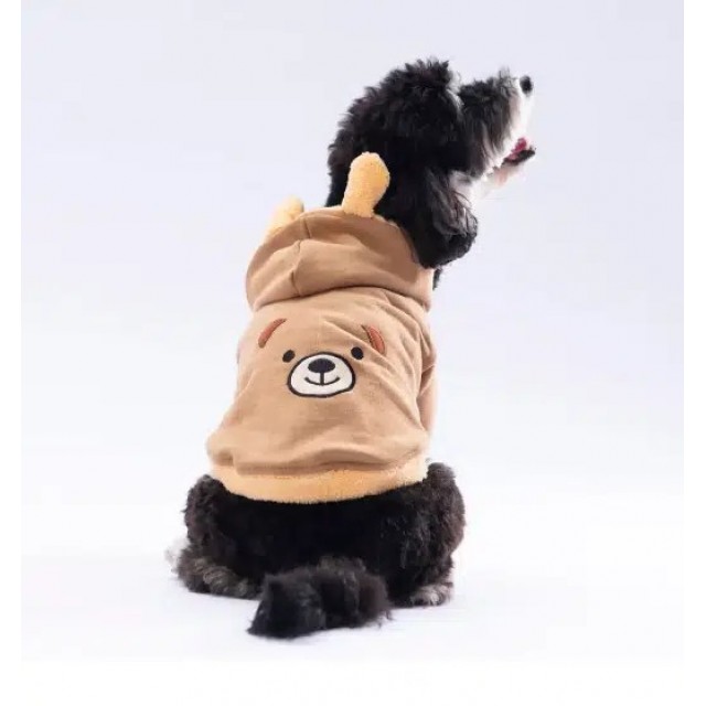 Pawstar Grizzly Kapşonlu Sweat Kahve M