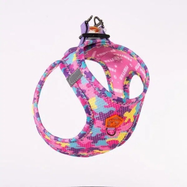 Pawstar Köpek Göğüs Tasması Rose Camuflage Desenli S