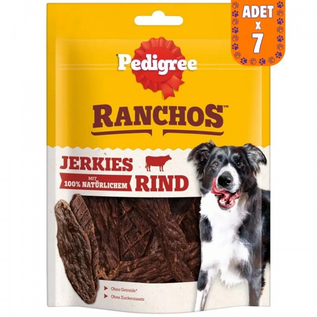 Pedigree Ranchos Jerkies Sığır Etli Köpek Ödülü 70 Gr 7 Adet