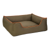Pet Comfort Alpha Köpek Yatağı Haki w Turuncu Biye Large 105x85 cm