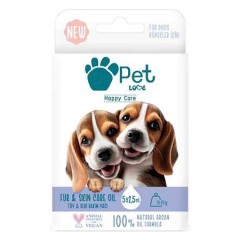 Pet Love Doğal Argan Yağlı 10-20kg Köpekler İçin Tüy Bakım Yağı 5x2,5ml