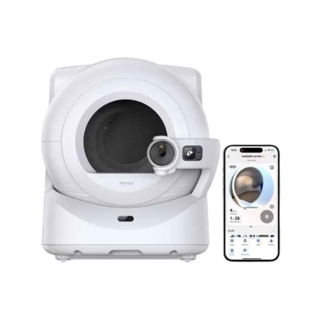 Petkit Purobot Ultra Akıllı Kedi Tuvaleti Beyaz