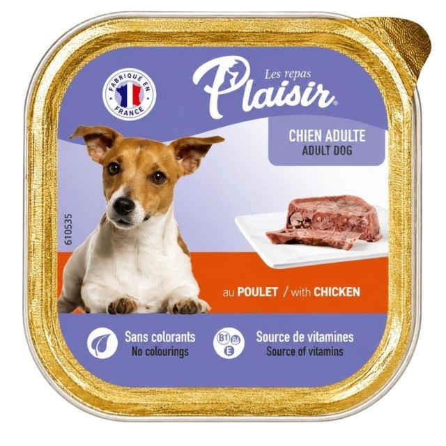 Plaisir Tavuklu Ezme Yetişkin Köpek Konservesi 150 gr